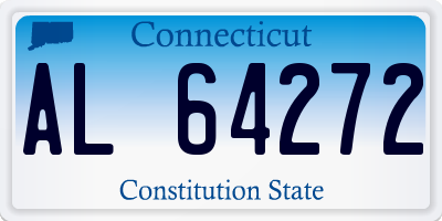 CT license plate AL64272
