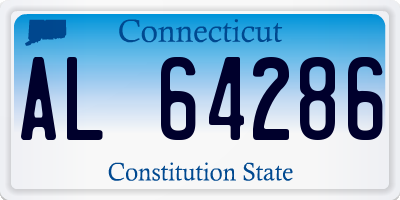 CT license plate AL64286