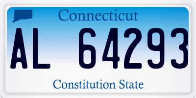 CT license plate AL64293