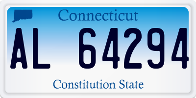 CT license plate AL64294