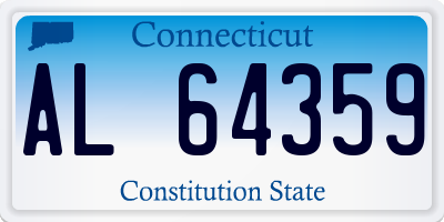 CT license plate AL64359