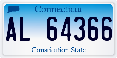 CT license plate AL64366