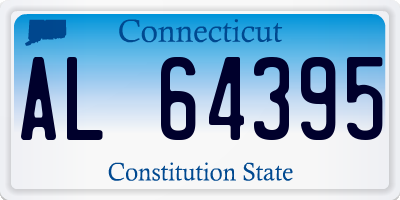 CT license plate AL64395