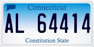 CT license plate AL64414
