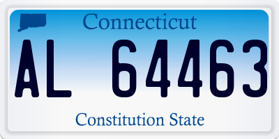 CT license plate AL64463