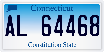 CT license plate AL64468
