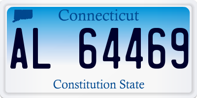 CT license plate AL64469