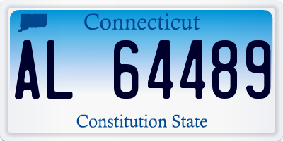 CT license plate AL64489