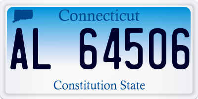CT license plate AL64506