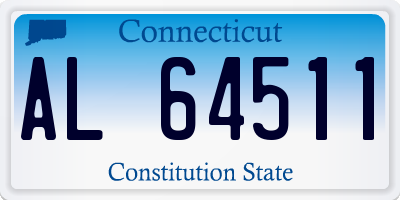 CT license plate AL64511