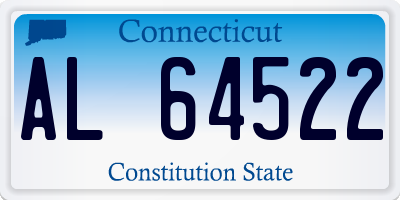 CT license plate AL64522