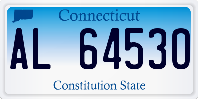 CT license plate AL64530