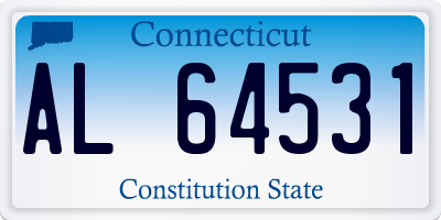 CT license plate AL64531