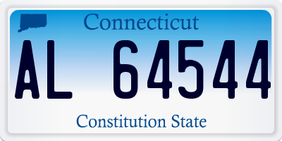 CT license plate AL64544