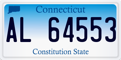CT license plate AL64553