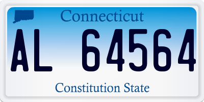 CT license plate AL64564