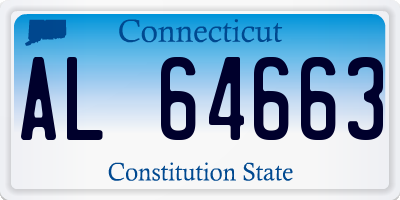 CT license plate AL64663