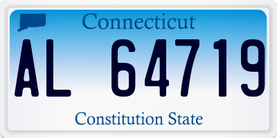 CT license plate AL64719