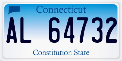 CT license plate AL64732