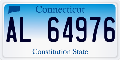 CT license plate AL64976