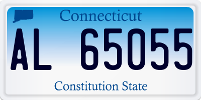 CT license plate AL65055