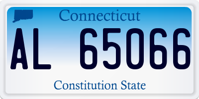 CT license plate AL65066