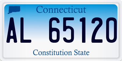 CT license plate AL65120