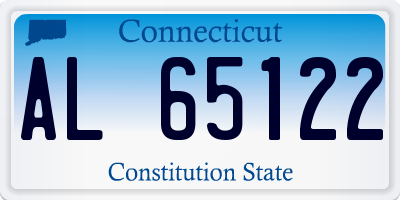 CT license plate AL65122