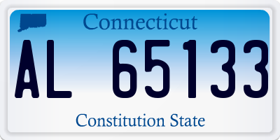 CT license plate AL65133