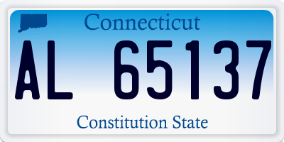 CT license plate AL65137