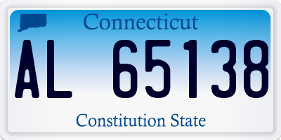 CT license plate AL65138