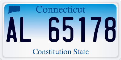CT license plate AL65178