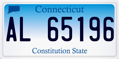 CT license plate AL65196