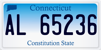 CT license plate AL65236