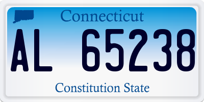 CT license plate AL65238