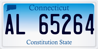CT license plate AL65264