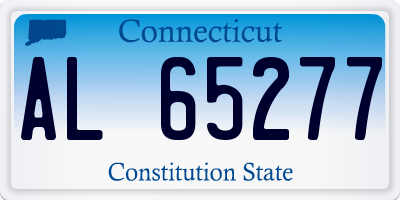 CT license plate AL65277