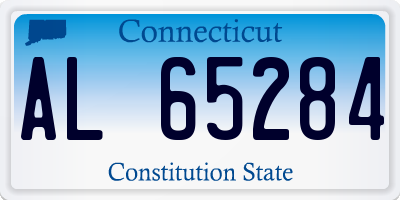 CT license plate AL65284