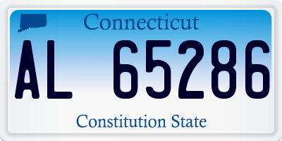 CT license plate AL65286