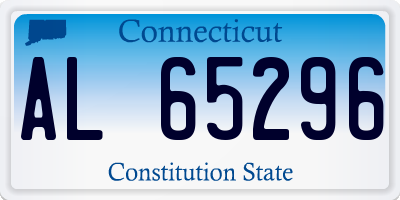 CT license plate AL65296