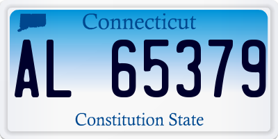 CT license plate AL65379