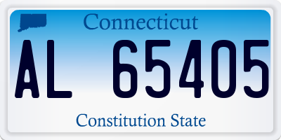CT license plate AL65405