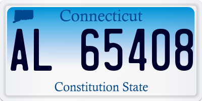 CT license plate AL65408
