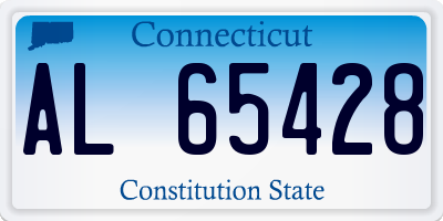 CT license plate AL65428