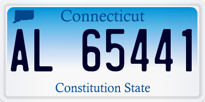 CT license plate AL65441