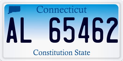 CT license plate AL65462