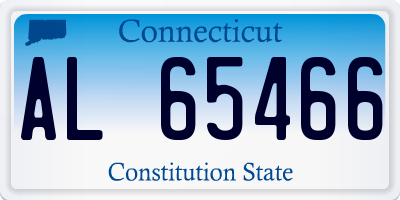CT license plate AL65466