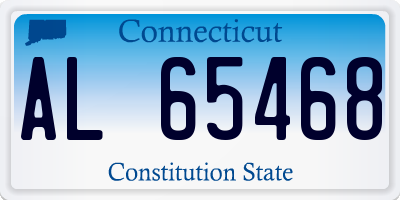 CT license plate AL65468