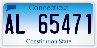 CT license plate AL65471