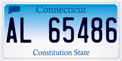 CT license plate AL65486